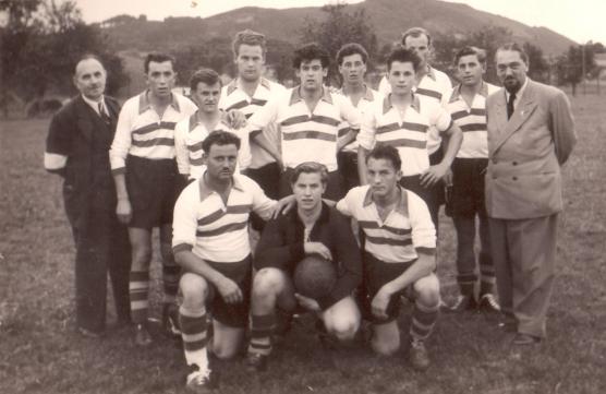 Fußballmannschaft in den 60ern